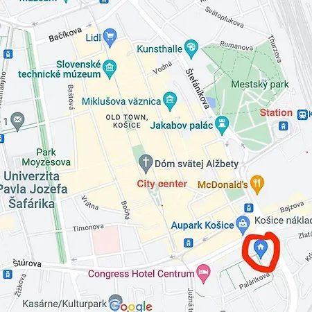 Right Next To The Center And Aupark